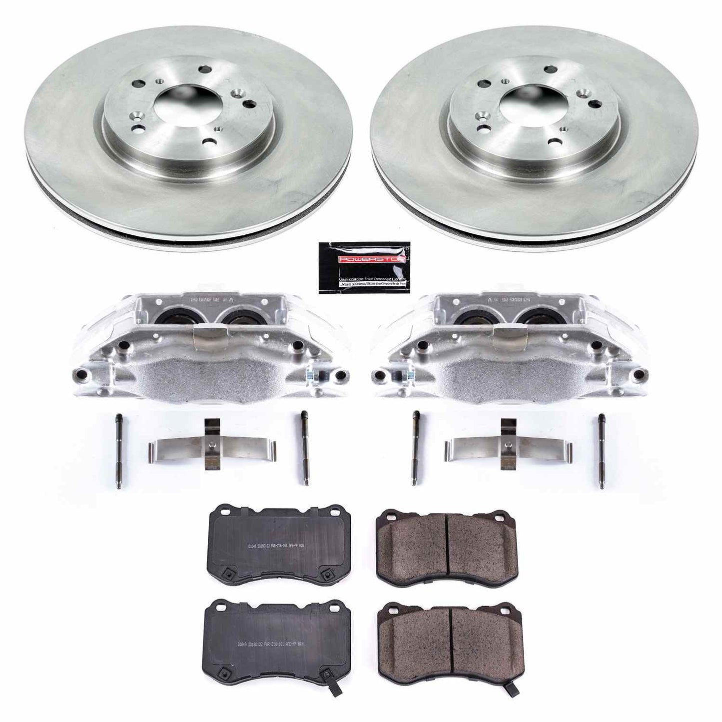 PowerStop Power Stop 04-08 Acura TL Front Autospecialty Brake Kit w/Calipers KCOE3029