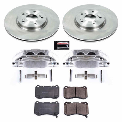 PowerStop Power Stop 04-08 Acura TL Front Autospecialty Brake Kit w/Calipers KCOE3029