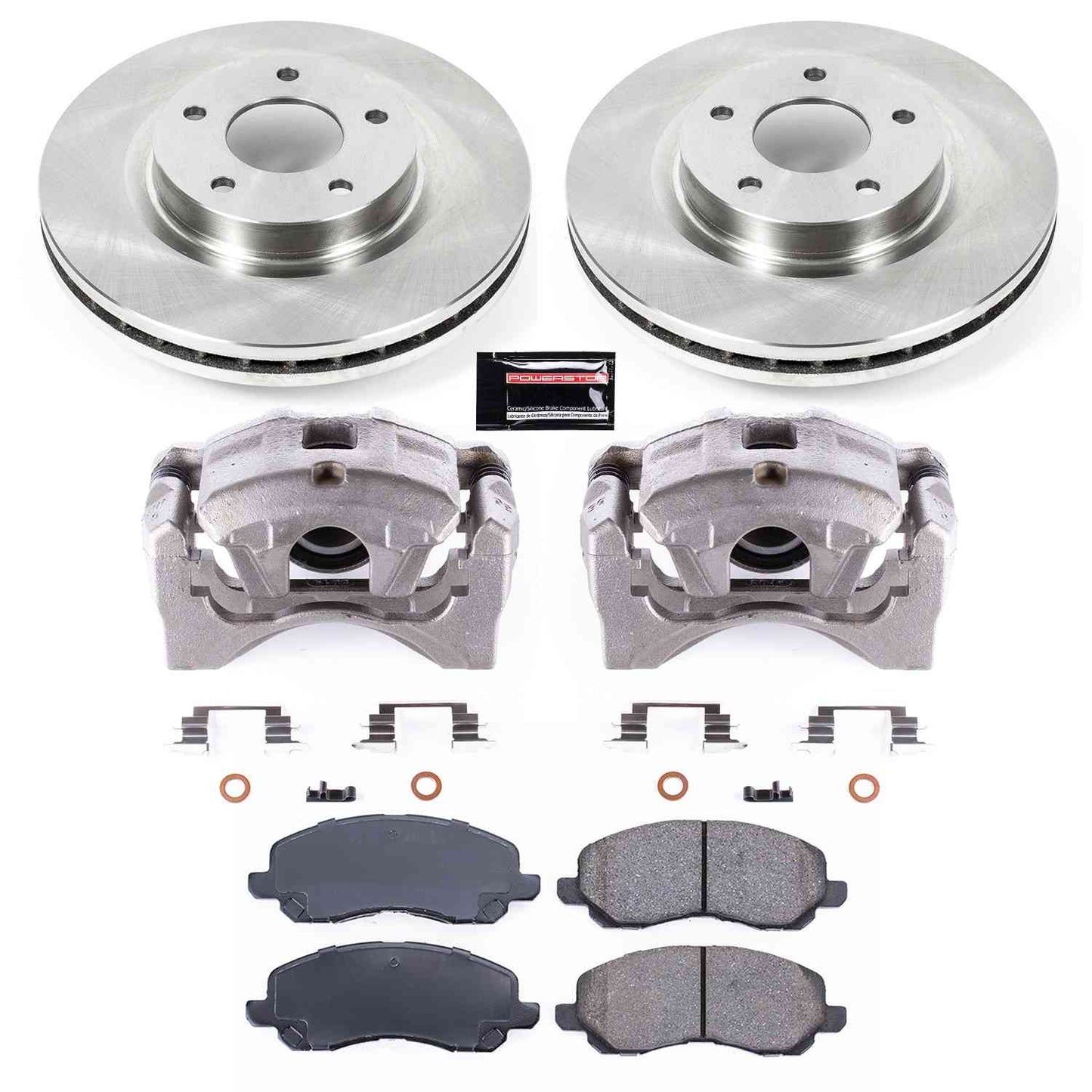 PowerStop Power Stop 11-14 Chrysler 200 Front Autospecialty Brake Kit w/Calipers KCOE3032