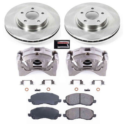 PowerStop Power Stop 11-14 Chrysler 200 Front Autospecialty Brake Kit w/Calipers KCOE3032