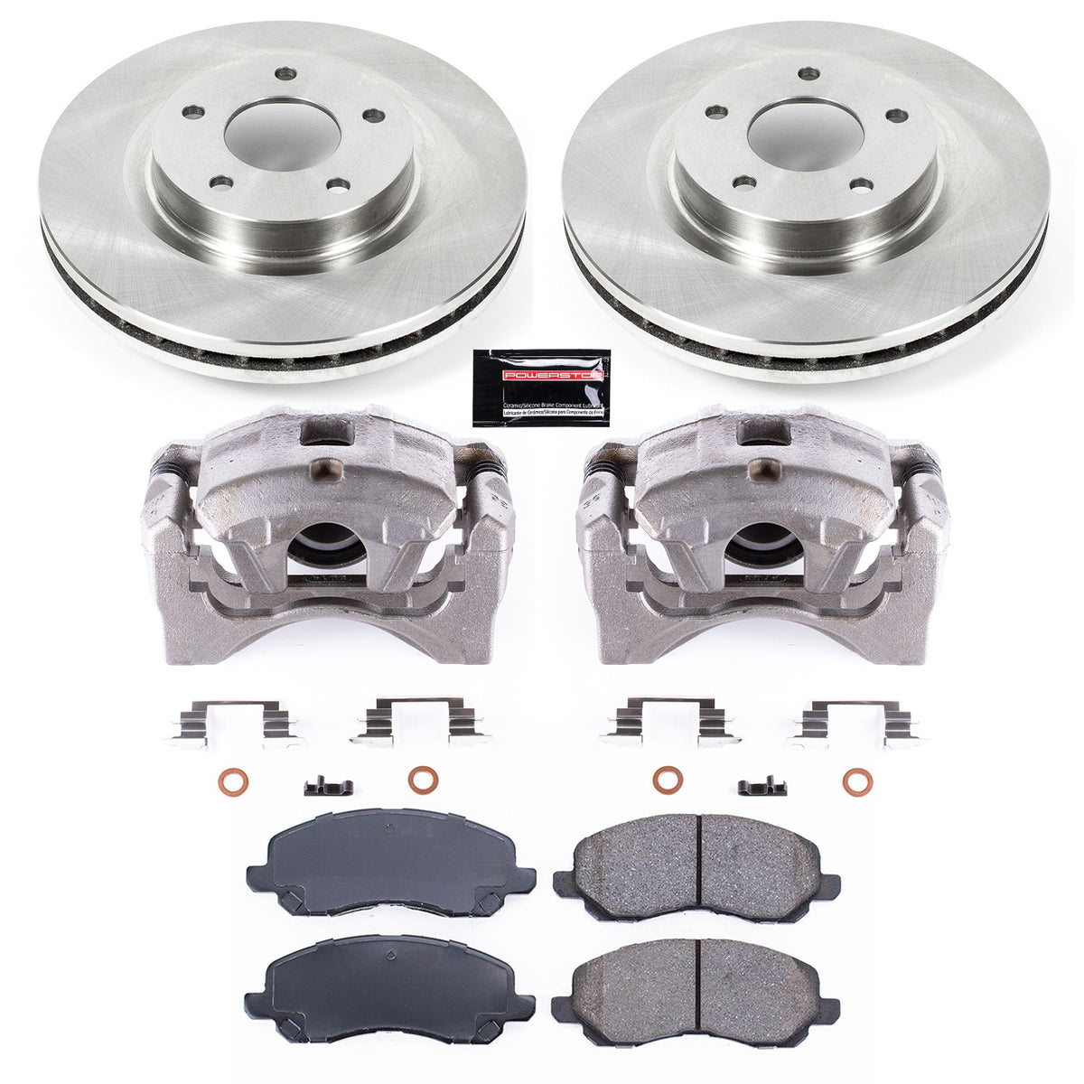 PowerStop Power Stop 11-14 Chrysler 200 Front Autospecialty Brake Kit w/Calipers KCOE3032