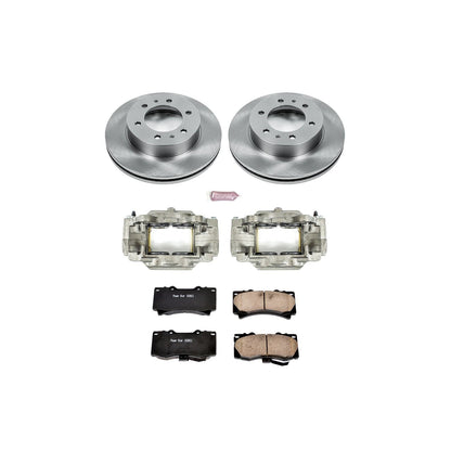 PowerStop Power Stop 06-10 Hummer H3 Front Autospecialty Brake Kit w/Calipers KCOE3035