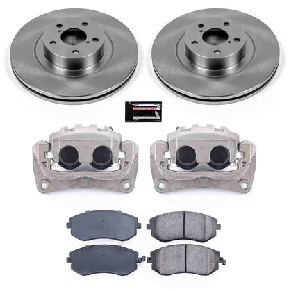 PowerStop Power Stop 04-06 Subaru Baja Front Autospecialty Brake Kit w/Calipers KCOE3038A