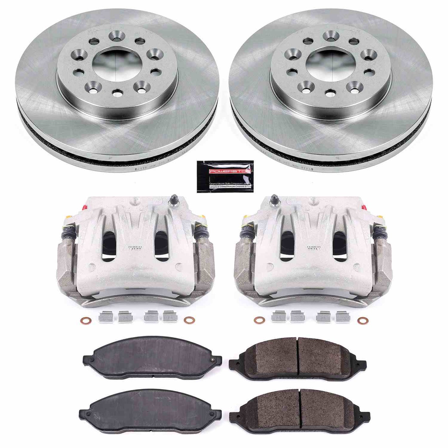 PowerStop Power Stop 04-07 Ford Freestar Front Autospecialty Brake Kit w/Calipers KCOE3051