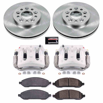 PowerStop Power Stop 04-07 Ford Freestar Front Autospecialty Brake Kit w/Calipers KCOE3051