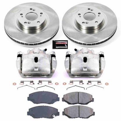 PowerStop Power Stop 13-15 Acura ILX Front Autospecialty Brake Kit w/Calipers KCOE3055