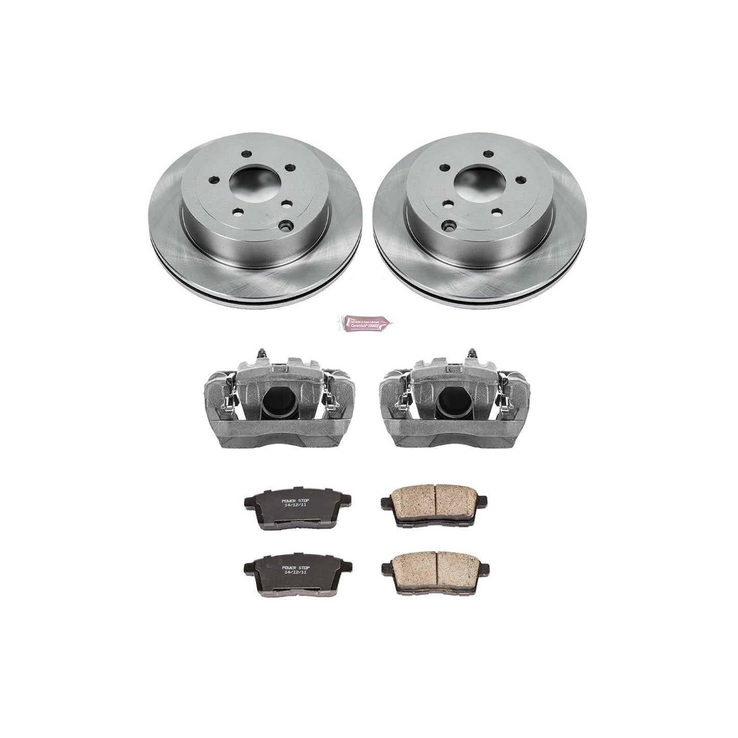 PowerStop Power Stop 07-10 Ford Edge Rear Autospecialty Brake Kit w/Calipers KCOE3060