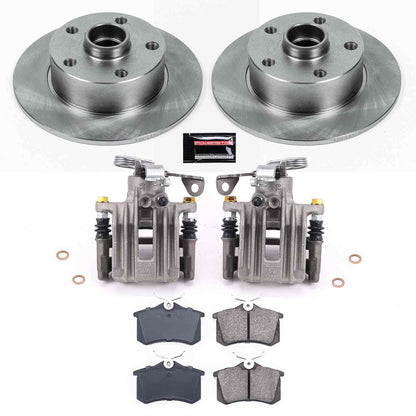 PowerStop Power Stop 97-01 Audi A4 Rear Autospecialty Brake Kit w/Calipers KCOE3064
