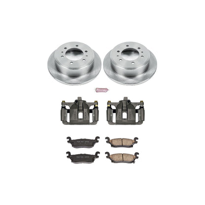 PowerStop Power Stop 06-10 Hummer H3 Rear Autospecialty Brake Kit w/Calipers KCOE3067