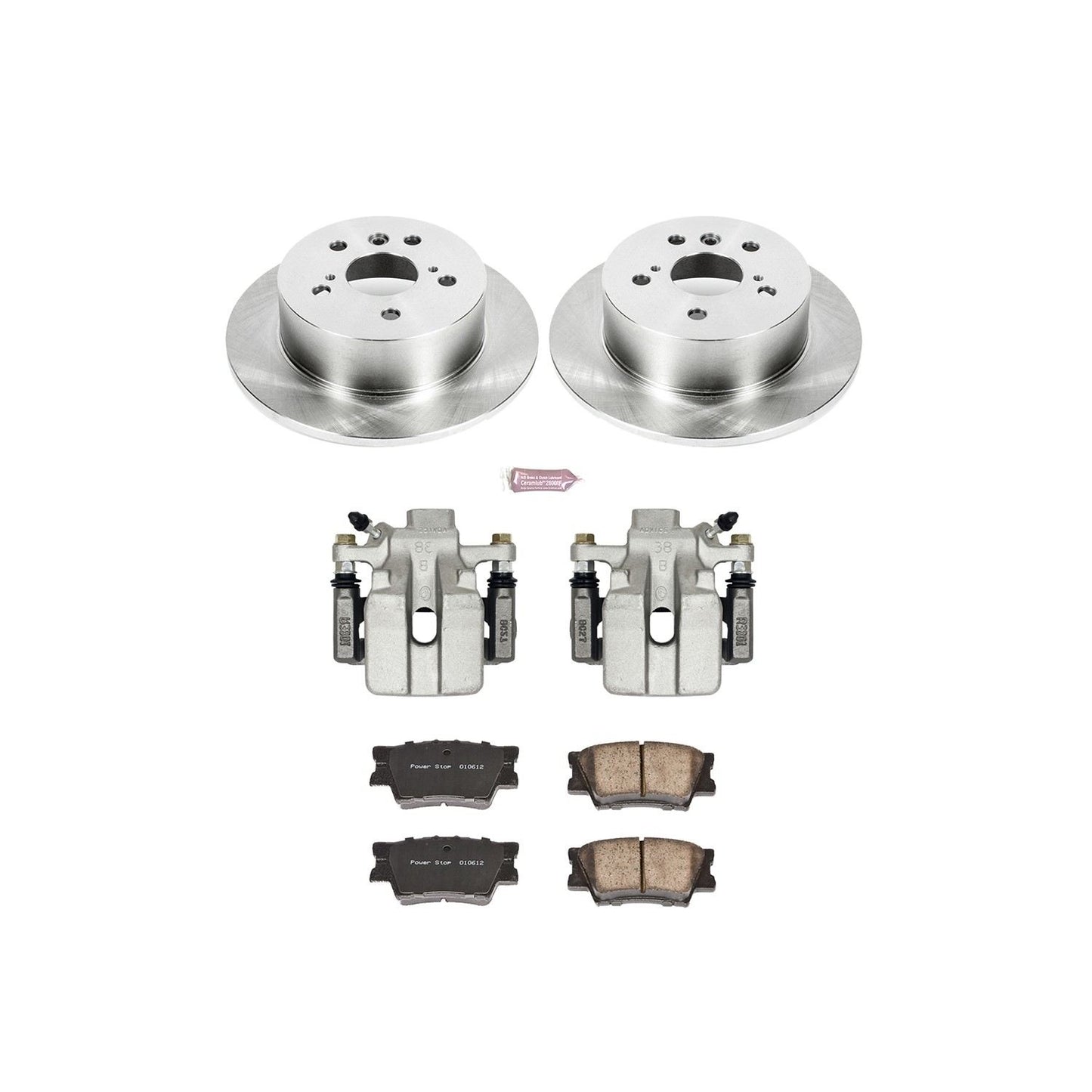 PowerStop Power Stop 07-12 Lexus ES350 Rear Autospecialty Brake Kit w/Calipers KCOE3068