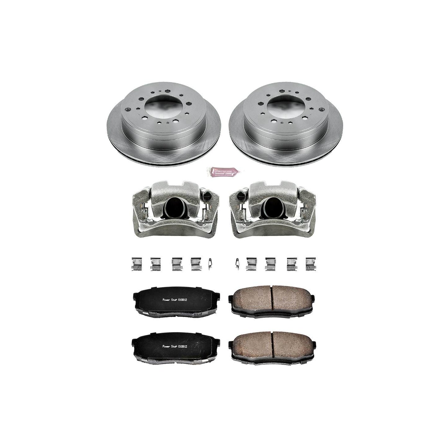 PowerStop Power Stop 08-11 Lexus LX570 Rear Autospecialty Brake Kit w/Calipers KCOE3073