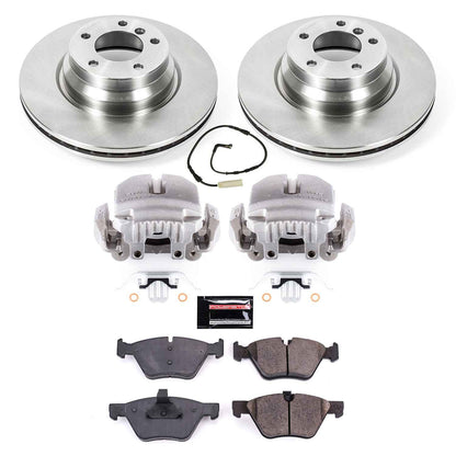 PowerStop Power Stop 2006 BMW 330i Front Autospecialty Brake Kit w/Calipers KCOE3077
