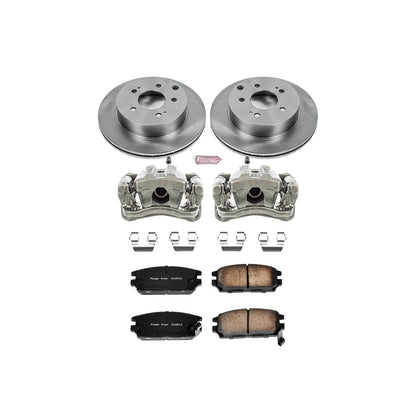 PowerStop Power Stop 06-12 Mitsubishi Eclipse Rear Autospecialty Brake Kit w/Calipers KCOE3079