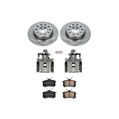 PowerStop Power Stop 02-05 Audi A4 Rear Autospecialty Brake Kit w/Calipers KCOE3109