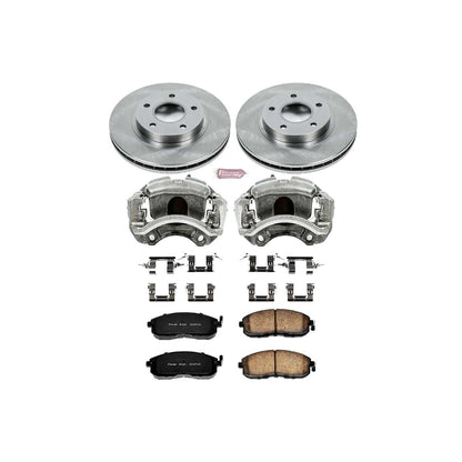 PowerStop Power Stop 99-01 Nissan Maxima Front Autospecialty Brake Kit w/Calipers KCOE3137