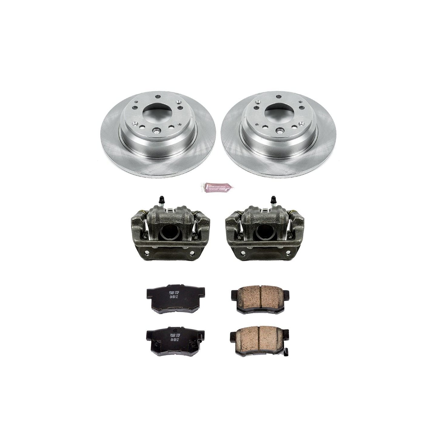 PowerStop Power Stop 91-95 Acura Legend Rear Autospecialty Brake Kit w/Calipers KCOE3153