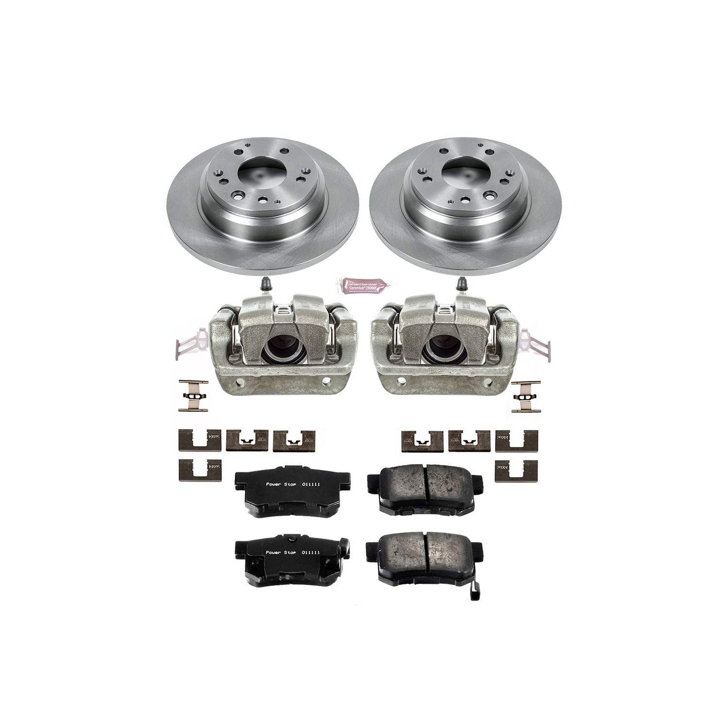 PowerStop Power Stop 99-01 Acura RL Rear Autospecialty Brake Kit w/Calipers KCOE3154