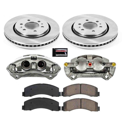 PowerStop Power Stop 12-19 Ford F-150 Front Autospecialty Brake Kit w/Calipers KCOE3167A