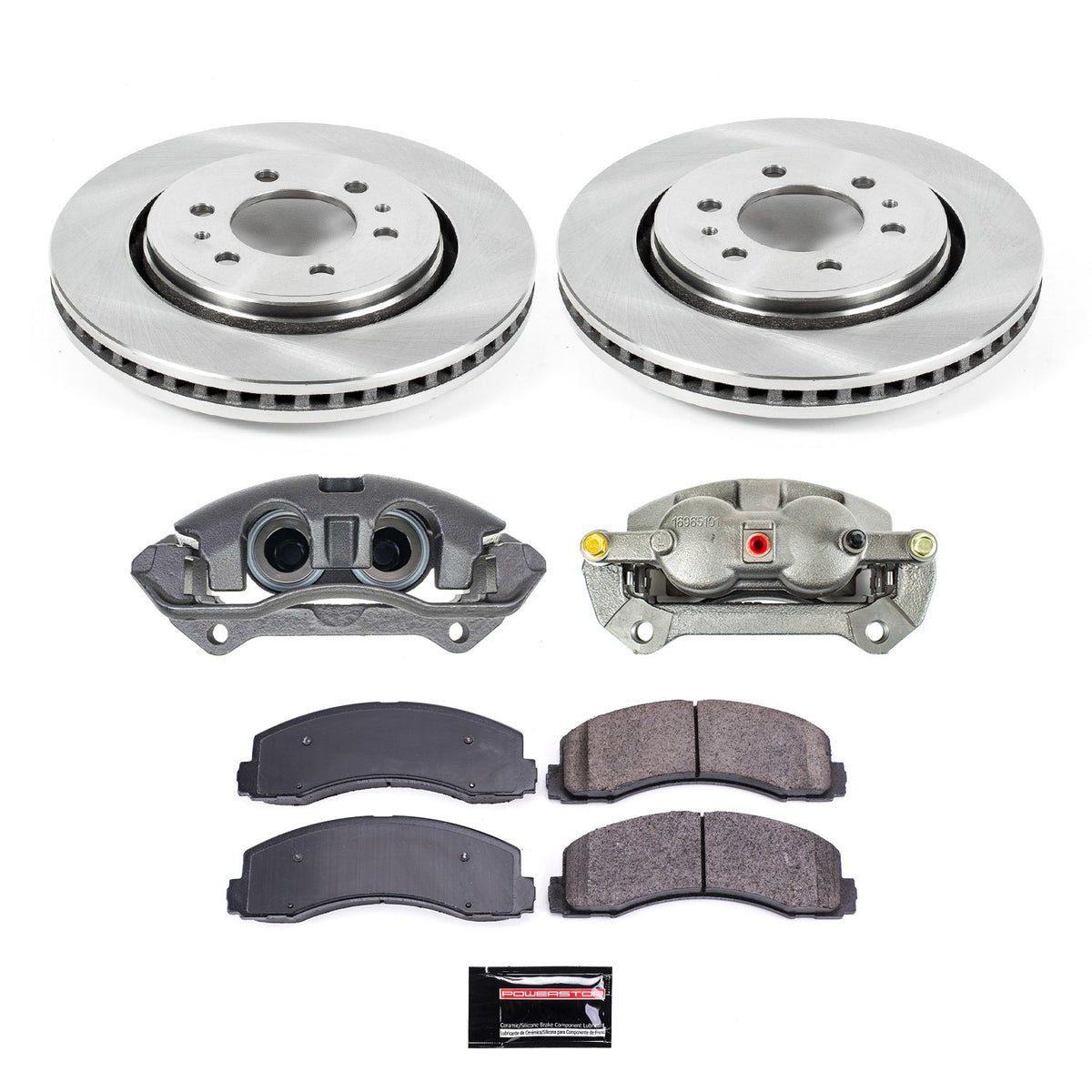 PowerStop Power Stop 10-18 Ford Expedition Front Autospecialty Brake Kit w/Calipers KCOE3167