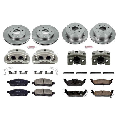 PowerStop Power Stop 04-08 Ford F-150 Autospecialty Kit w/ Calipers - Front and Rear KCOE4006