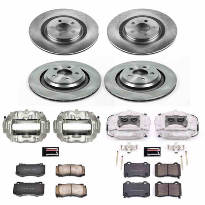 PowerStop Power Stop 05-10 Chrysler 300 Autospecialty Kit w/ Calipers - Front and Rear KCOE4023