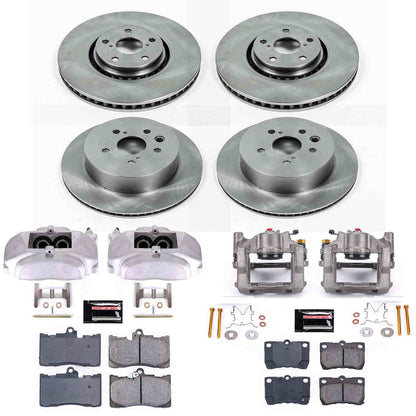 PowerStop Power Stop 07-11 Lexus GS350 Autospecialty Kit w/ Calipers - Front and Rear KCOE4071