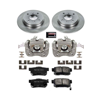 PowerStop Power Stop 92-96 Honda Prelude Rear Autospecialty Brake Kit w/Calipers KCOE407