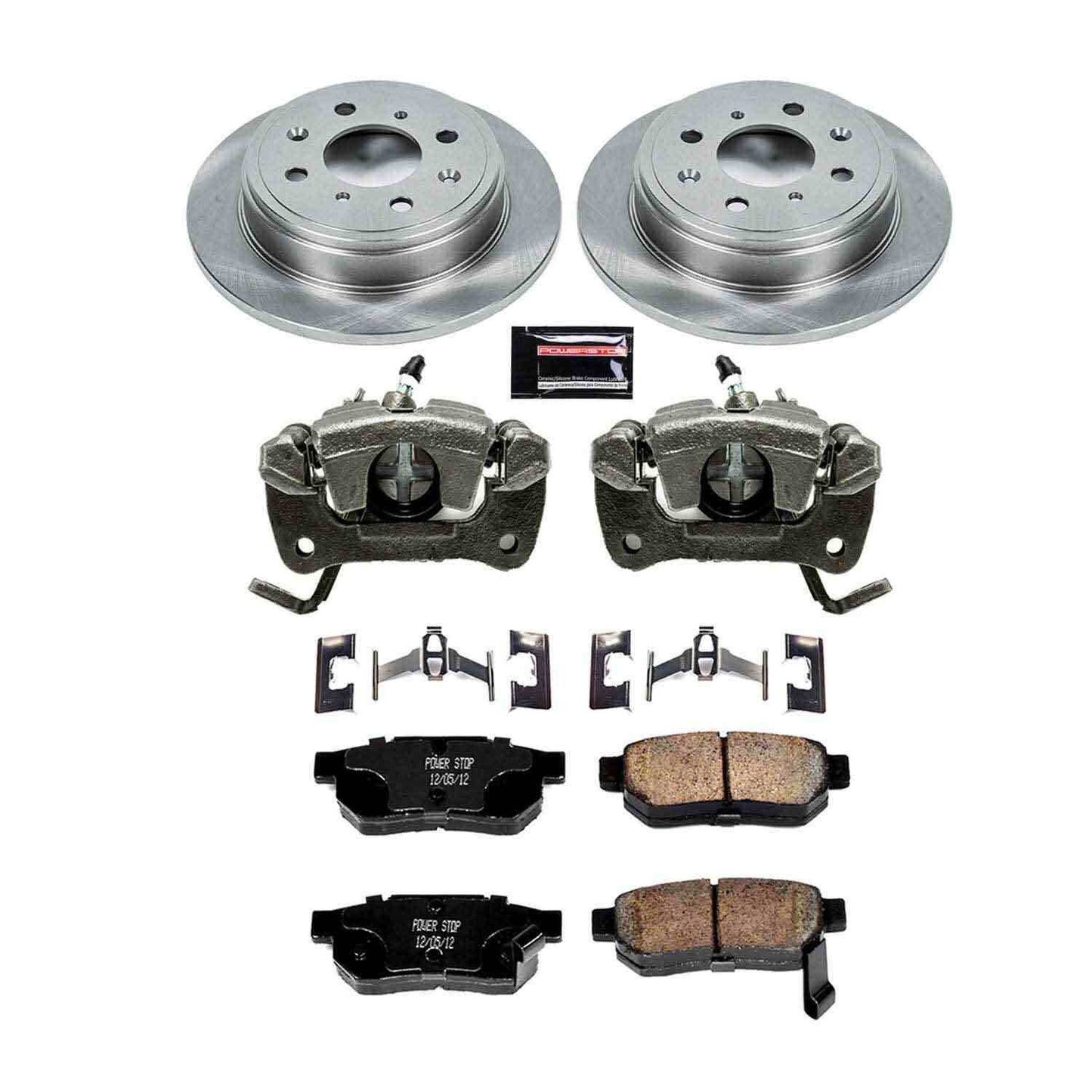 PowerStop Power Stop 90-01 Acura Integra Rear Autospecialty Brake Kit w/Calipers KCOE408