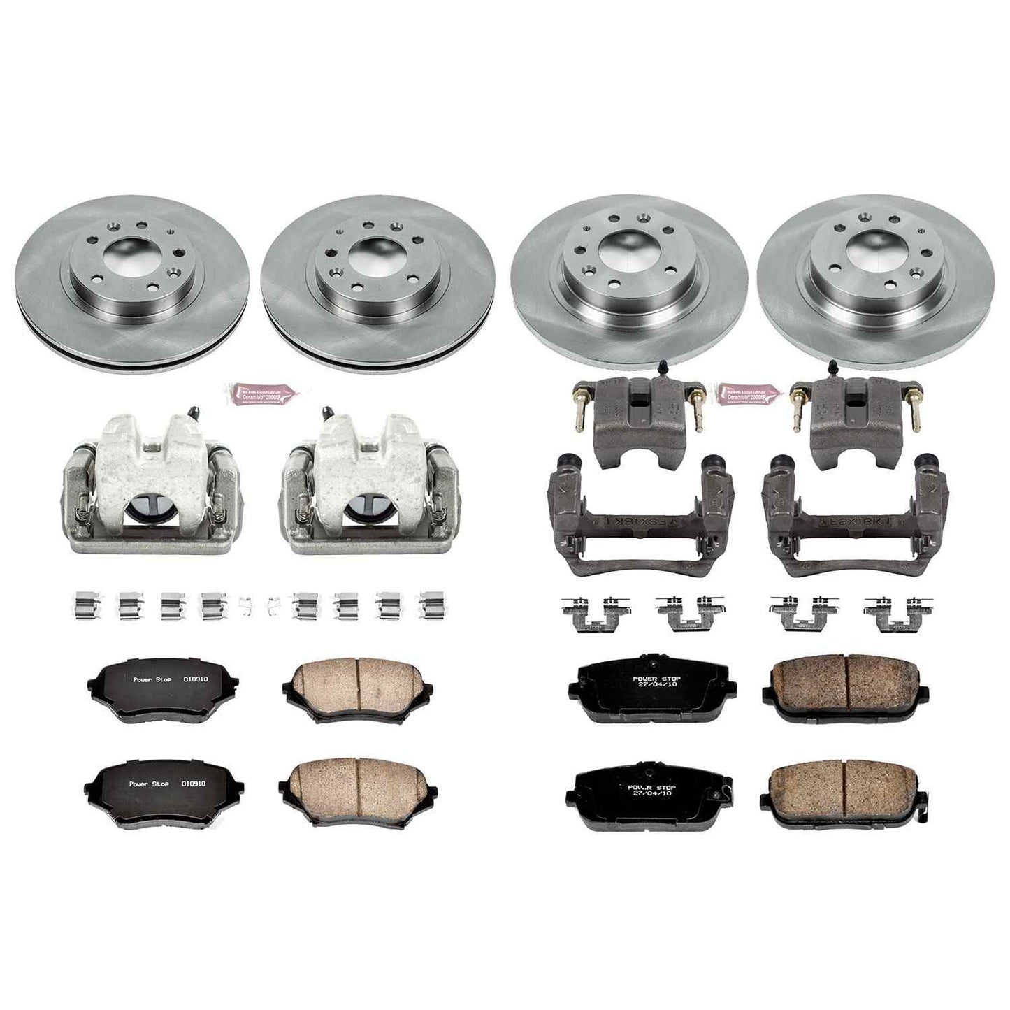 PowerStop Power Stop 06-15 Mazda MX-5 Miata Autospecialty Kit w/ Calipers - Front and Rear KCOE4098