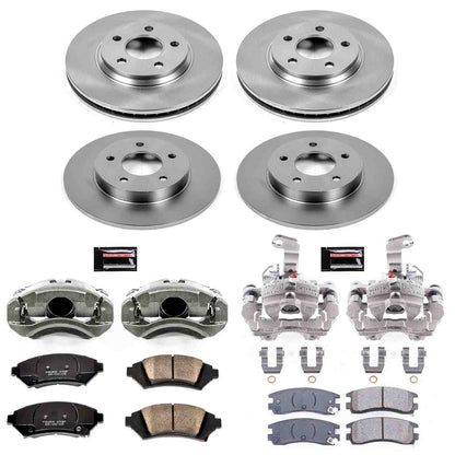 PowerStop Power Stop 2005 Buick LeSabre Autospecialty Kit w/ Calipers - Front and Rear KCOE4379