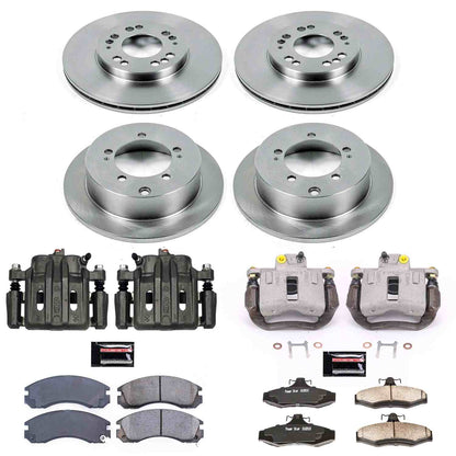 PowerStop Power Stop 97-04 Mitsubishi Diamante Autospecialty Kit w/ Calipers - Front and Rear KCOE4396