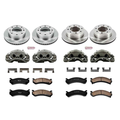 PowerStop Power Stop 2003 Chevrolet Silverado 1500 HD Autospecialty Kit w/ Calipers - Front and Rear KCOE4426