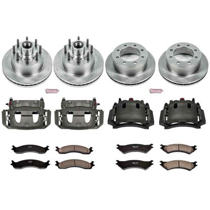 PowerStop Power Stop 2007 Ford E-150 Autospecialty Kit w/ Calipers - Front and Rear KCOE4434