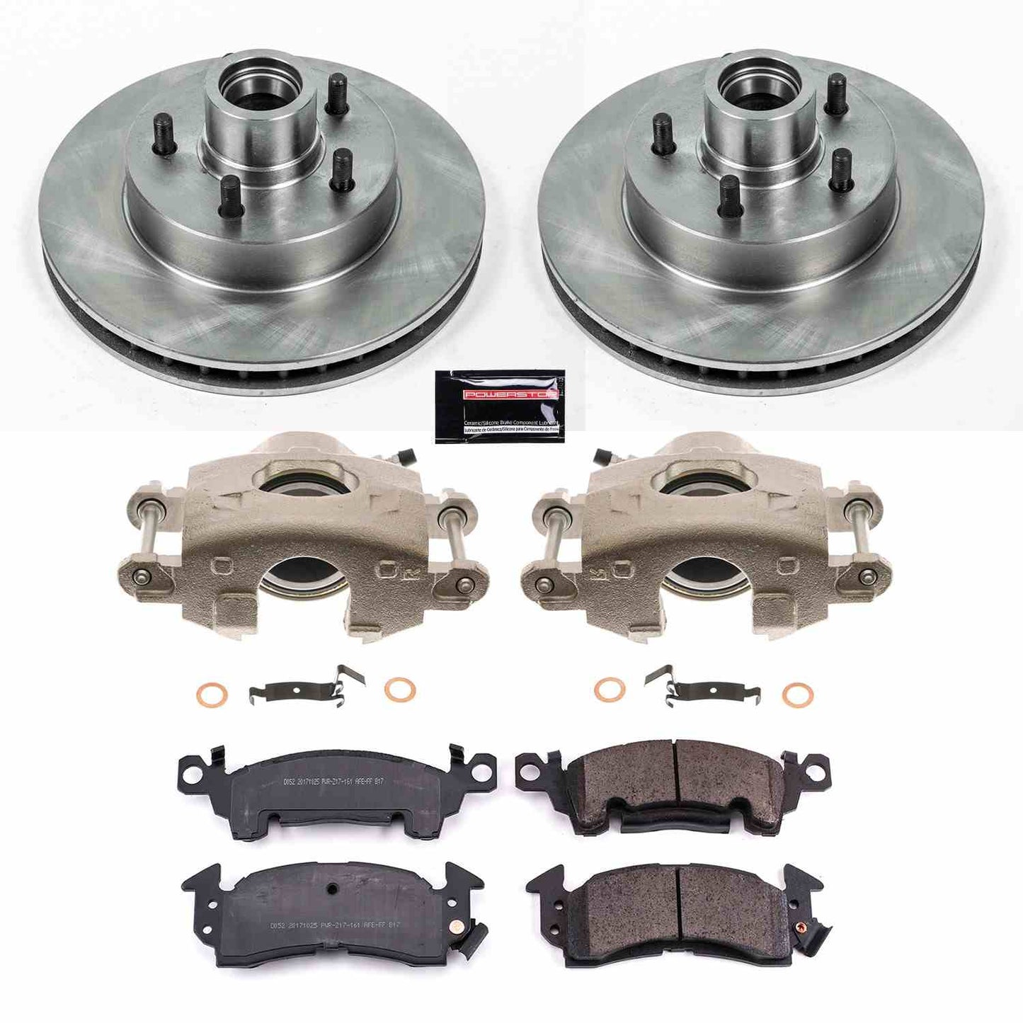 PowerStop Power Stop 1977 Cadillac Fleetwood Front Autospecialty Brake Kit w/Calipers KCOE4539B