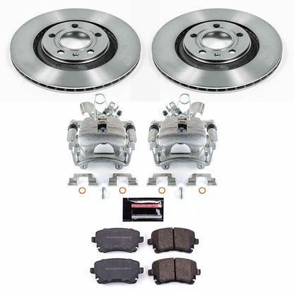 PowerStop Power Stop 04-09 Audi S4 Rear Autospecialty Brake Kit w/Calipers KCOE4564