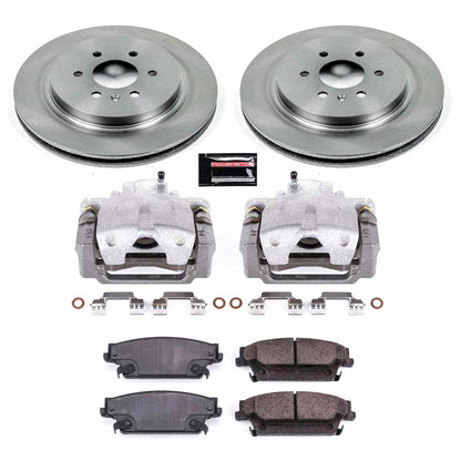 PowerStop Power Stop 04-09 Cadillac SRX Rear Autospecialty Brake Kit w/Calipers KCOE4568