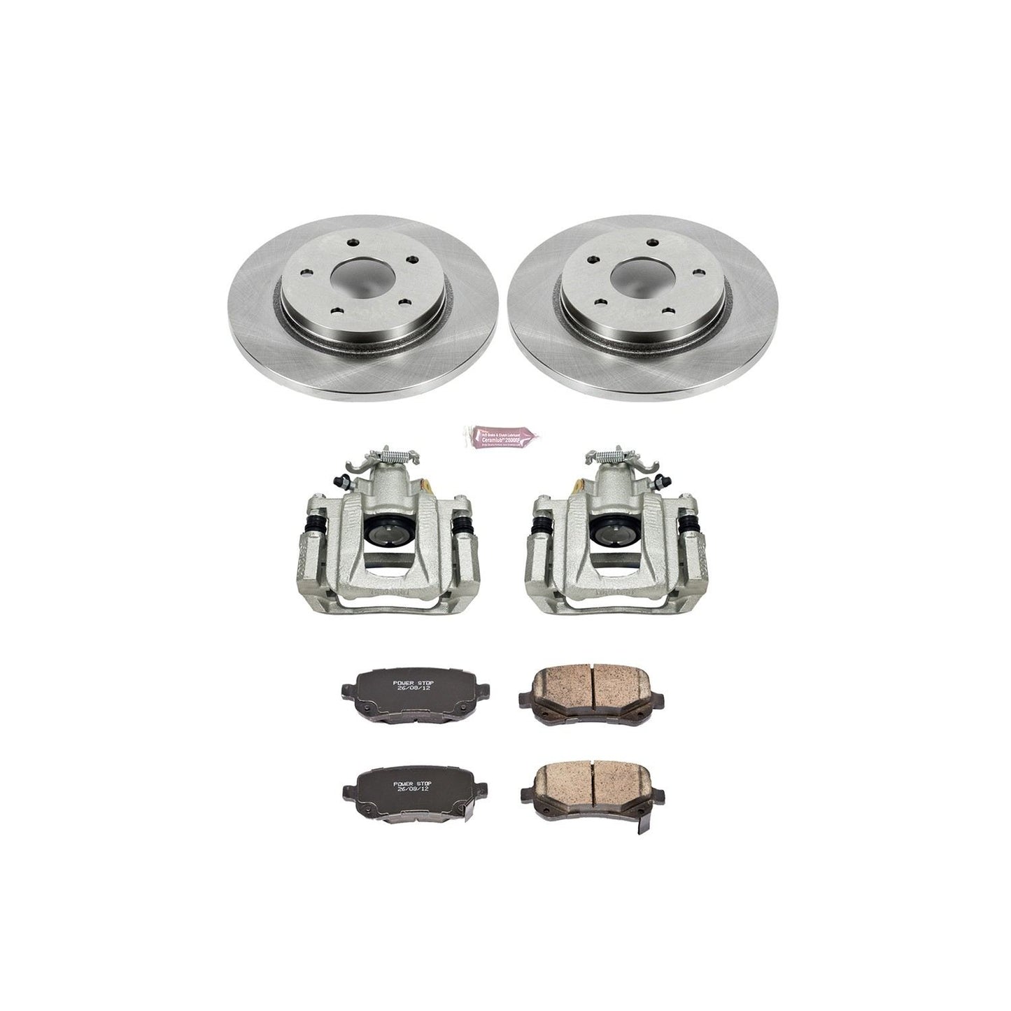 PowerStop Power Stop 08-12 Chrysler Town and Country Rear Autospecialty Brake Kit w/Calipers KCOE4569