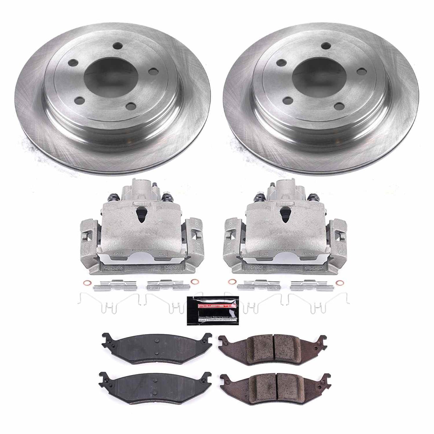 PowerStop Power Stop 04-06 Ford E-150 Rear Autospecialty Brake Kit w/Calipers KCOE4579