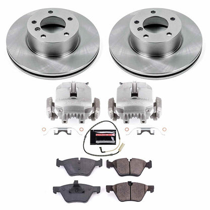 PowerStop Power Stop 2006 BMW 325xi Front Autospecialty Brake Kit w/Calipers KCOE4589