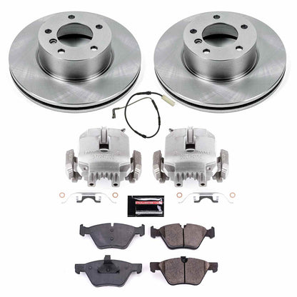 PowerStop Power Stop 2007 BMW 328i Front Autospecialty Brake Kit w/Calipers KCOE4590