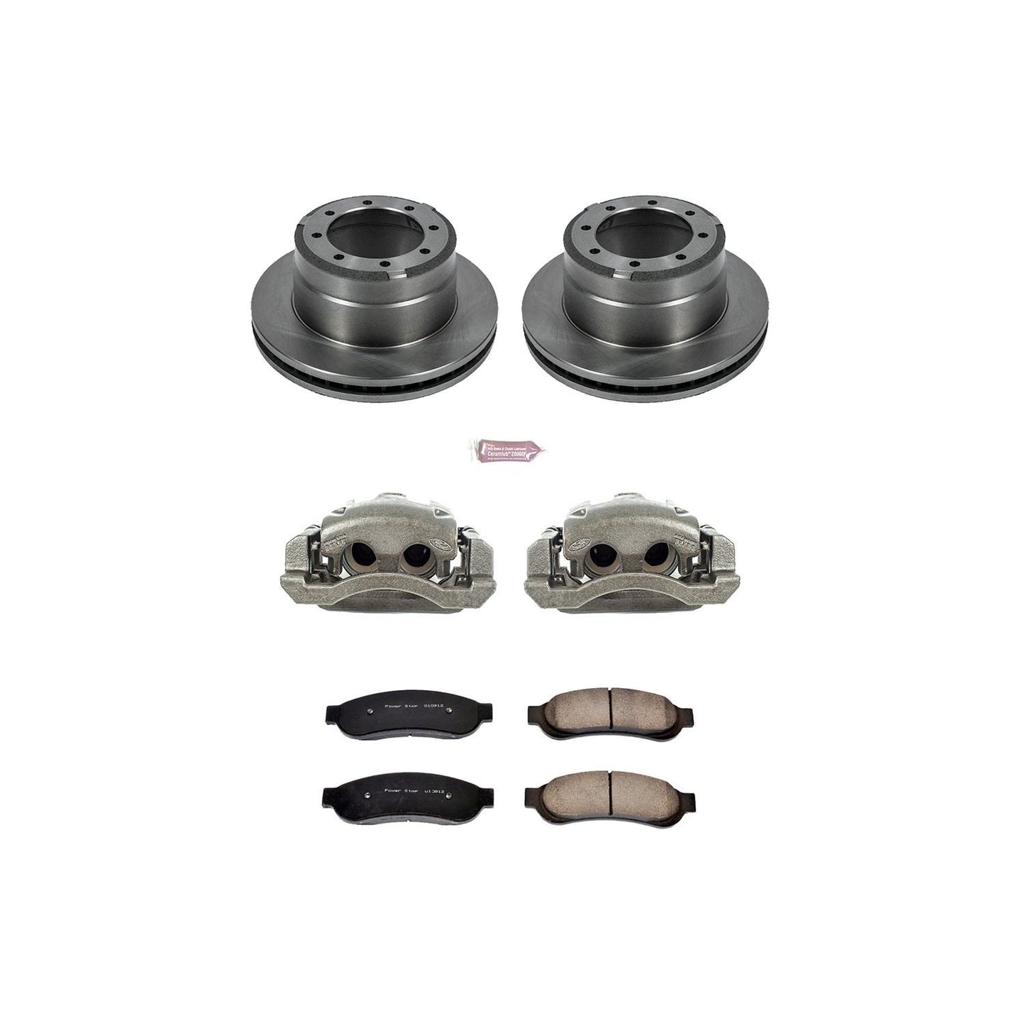 PowerStop Power Stop 05-10 Ford F-350 Super Duty Rear Autospecialty Brake Kit w/Calipers KCOE4593