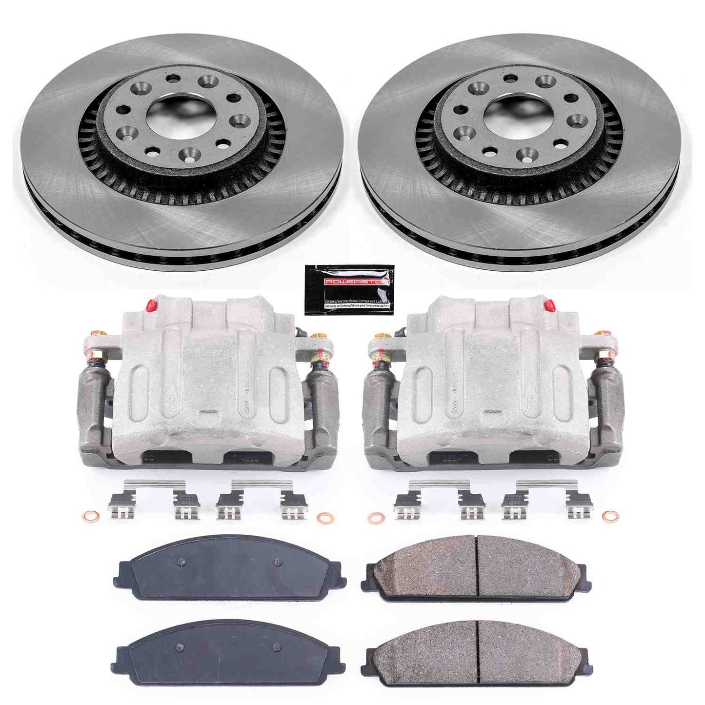PowerStop Power Stop 05-07 Ford Five Hundred Front Autospecialty Brake Kit w/Calipers KCOE4599