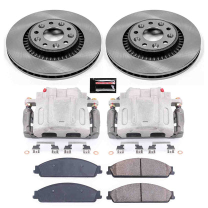 PowerStop Power Stop 05-07 Ford Five Hundred Front Autospecialty Brake Kit w/Calipers KCOE4599