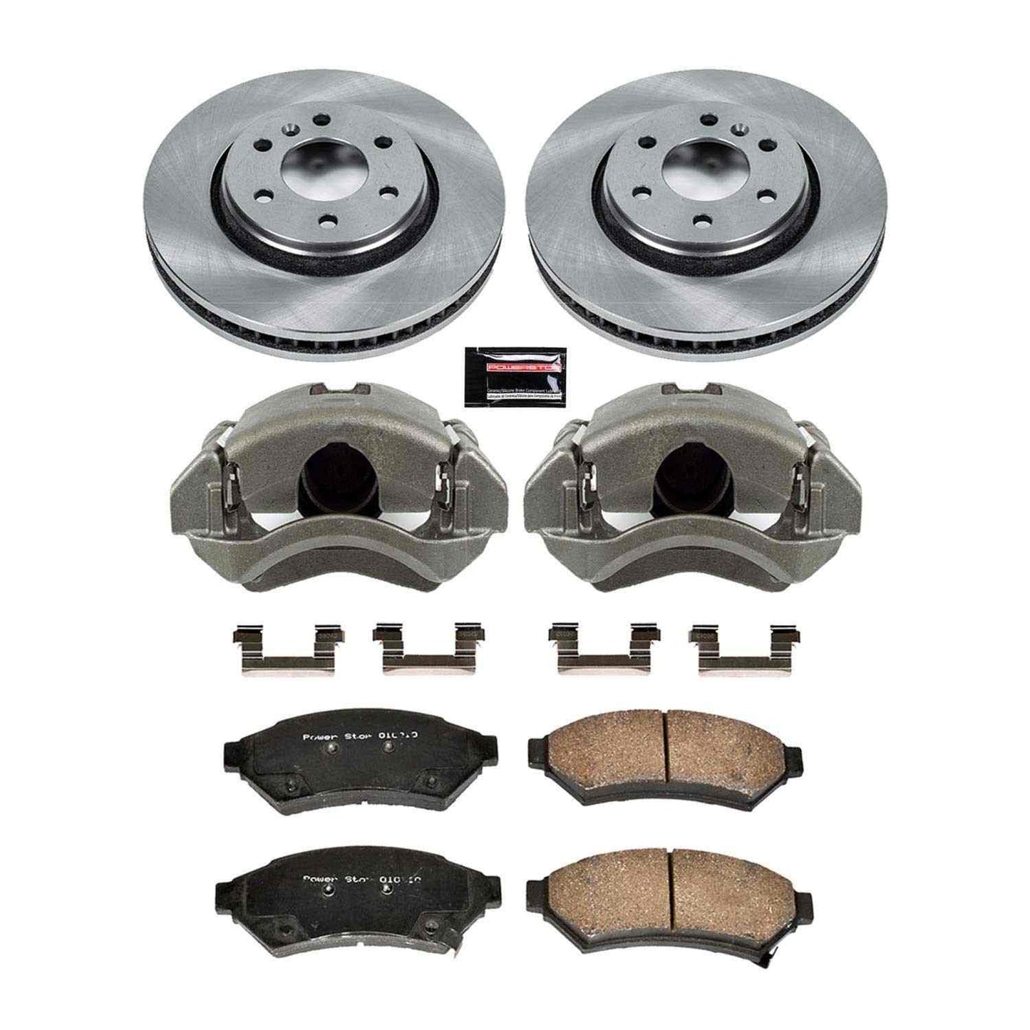 PowerStop Power Stop 06-07 Buick Terraza Front Autospecialty Brake Kit w/Calipers KCOE4602
