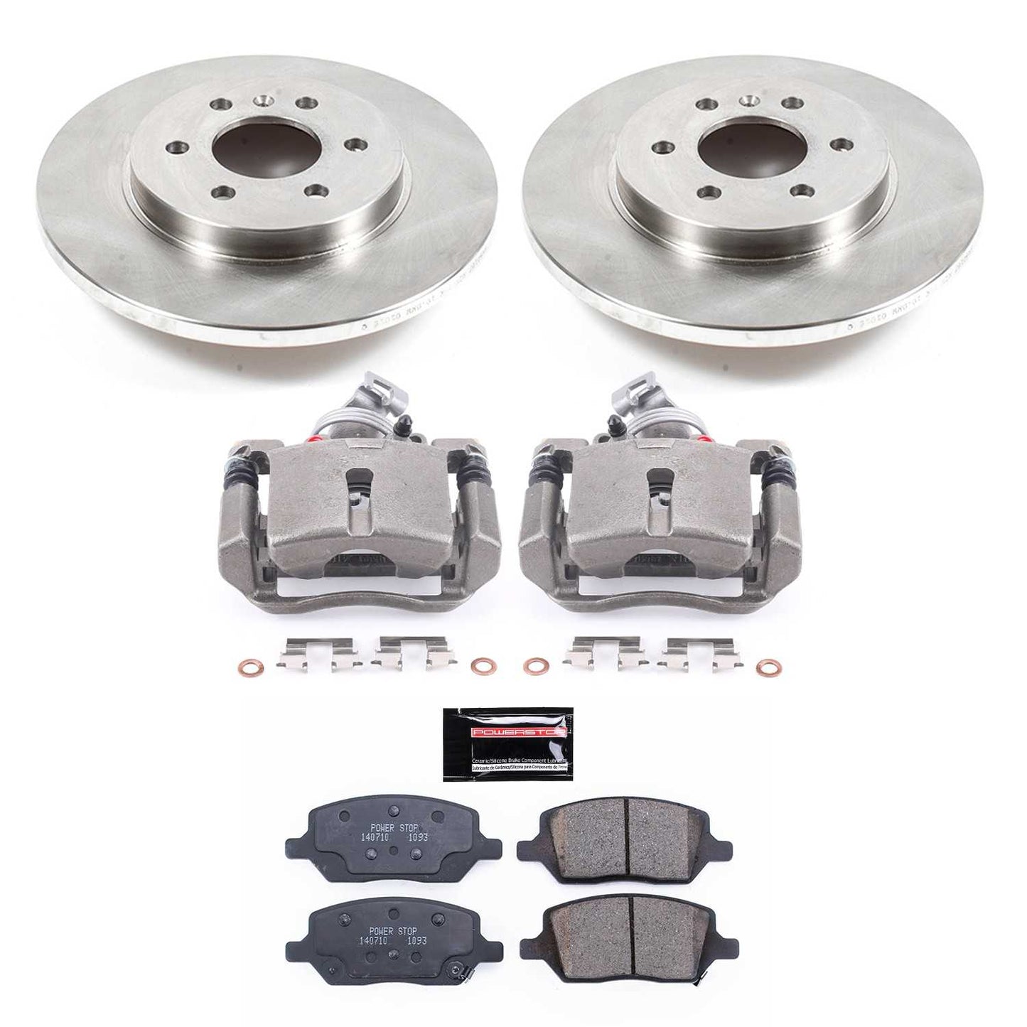 PowerStop Power Stop 2006 Buick Terraza Rear Autospecialty Brake Kit w/Calipers KCOE4610