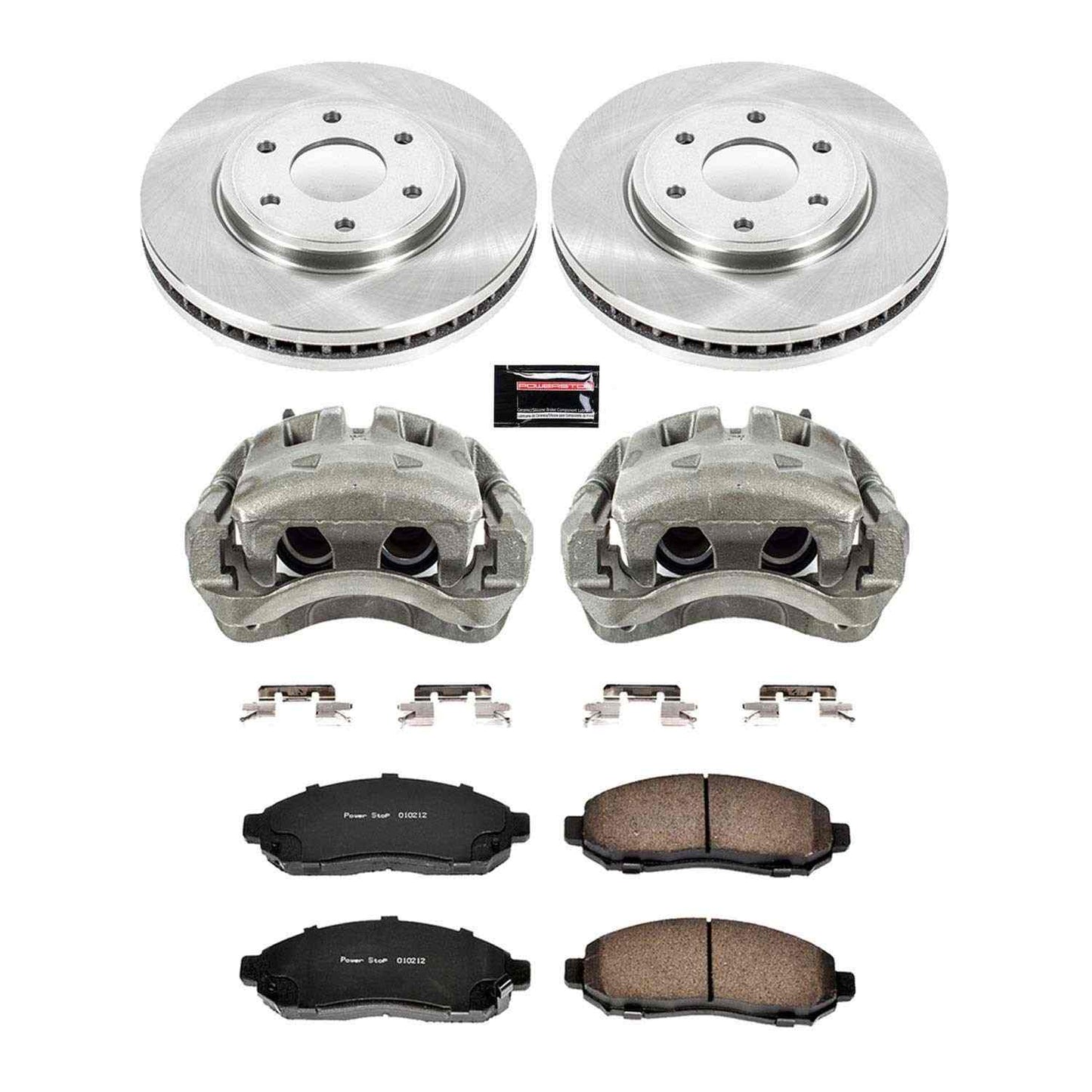 PowerStop Power Stop 05-18 Nissan Frontier Front Autospecialty Brake Kit w/Calipers KCOE4611