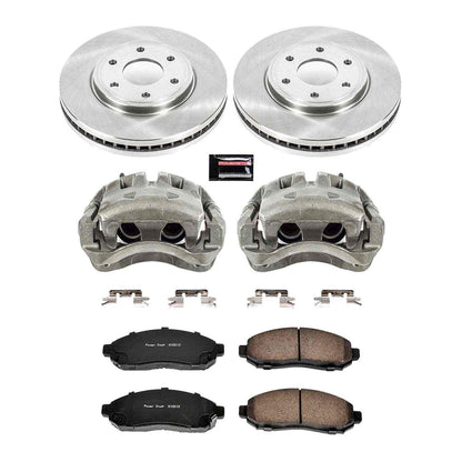 PowerStop Power Stop 05-18 Nissan Frontier Front Autospecialty Brake Kit w/Calipers KCOE4611
