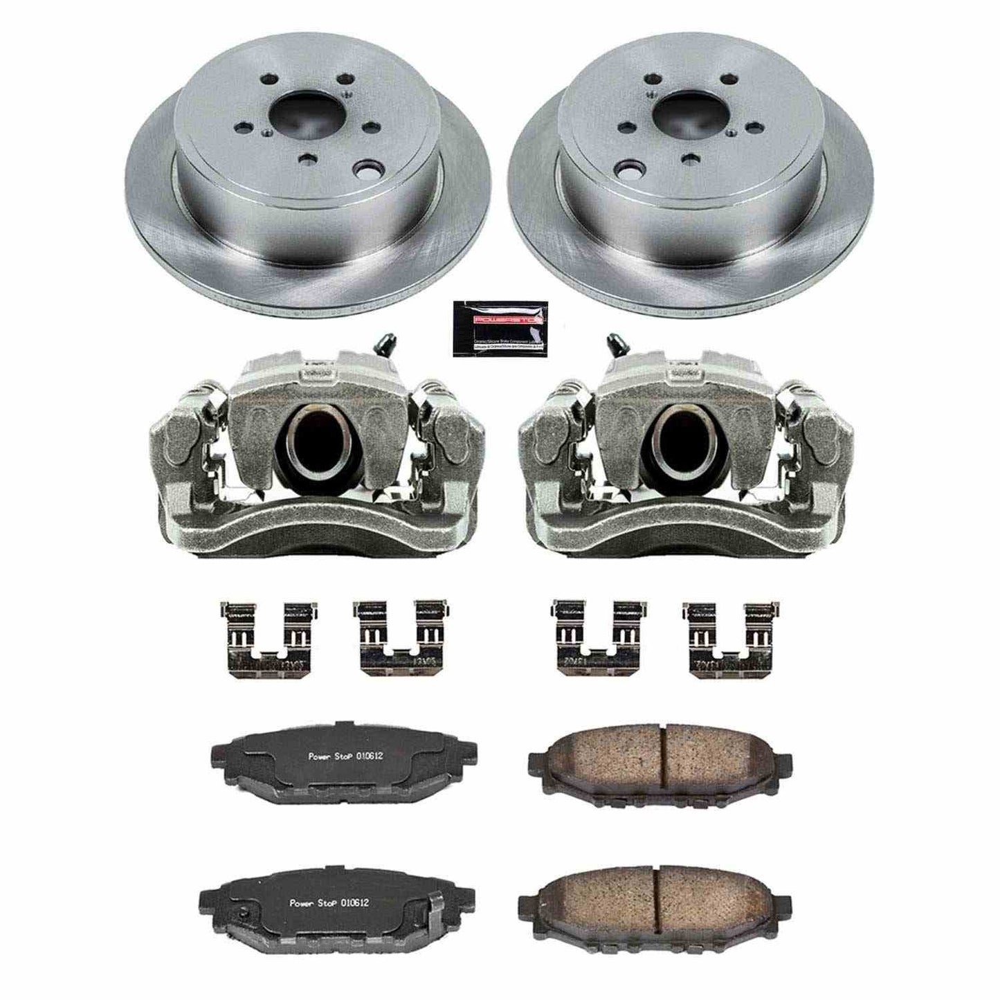 PowerStop Power Stop 13-16 Subaru BRZ Rear Autospecialty Brake Kit w/Calipers KCOE4631