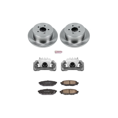 PowerStop Power Stop 06-09 Subaru Legacy Rear Autospecialty Brake Kit w/Calipers KCOE4632A