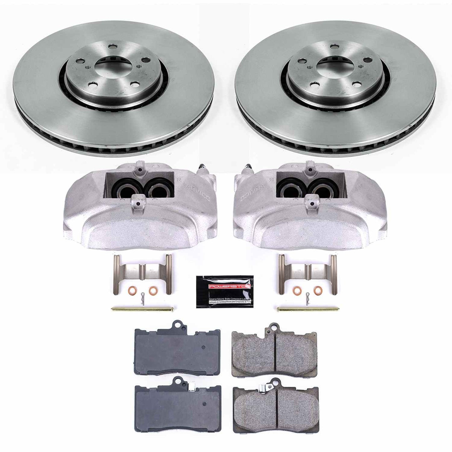 PowerStop Power Stop 07-11 Lexus GS350 Front Autospecialty Brake Kit w/Calipers KCOE4633